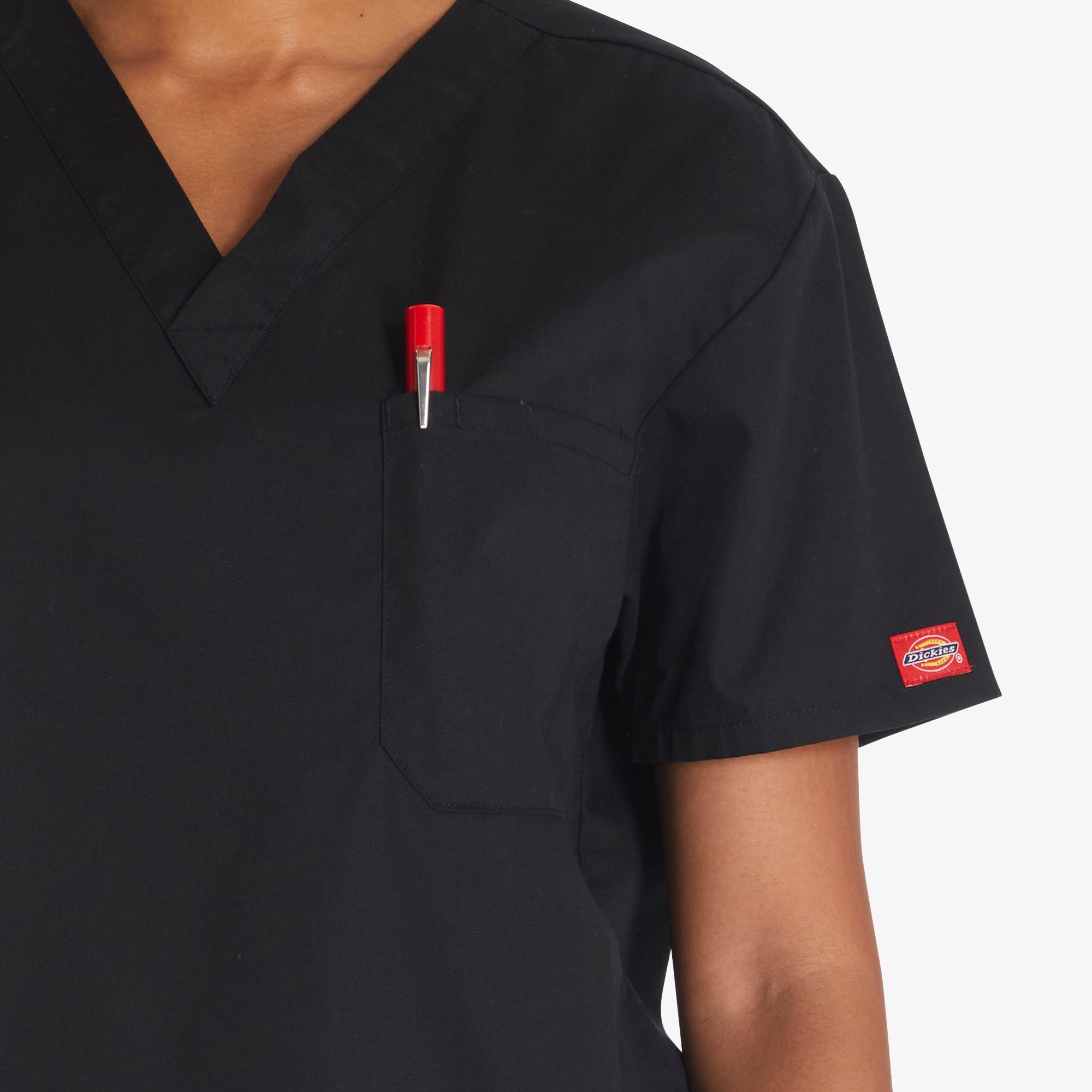 Unisex EDS Signature V-Neck Scrub Top - Image 6