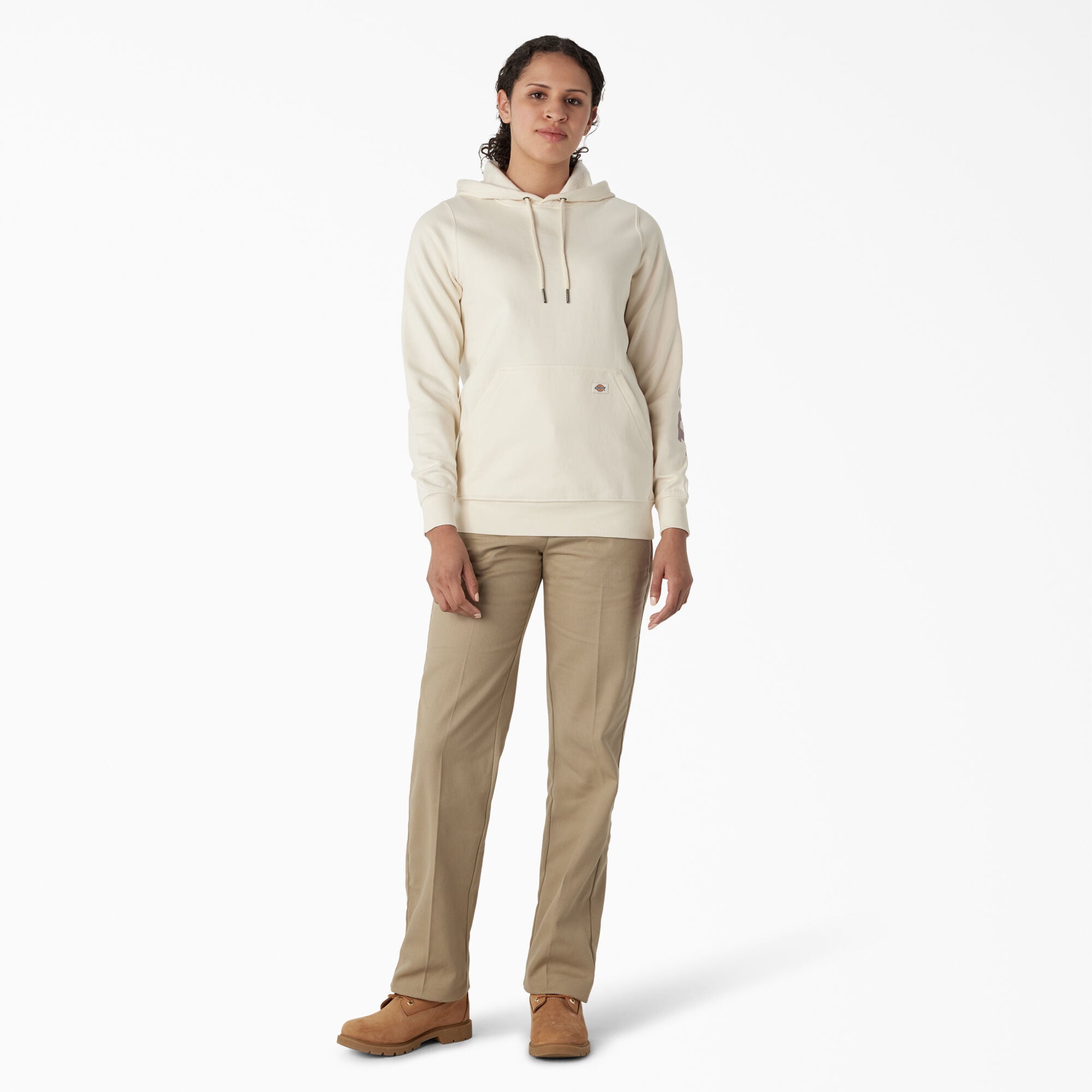 Women's Water Repellent Sleeve Logo Hoodie - Image 4
