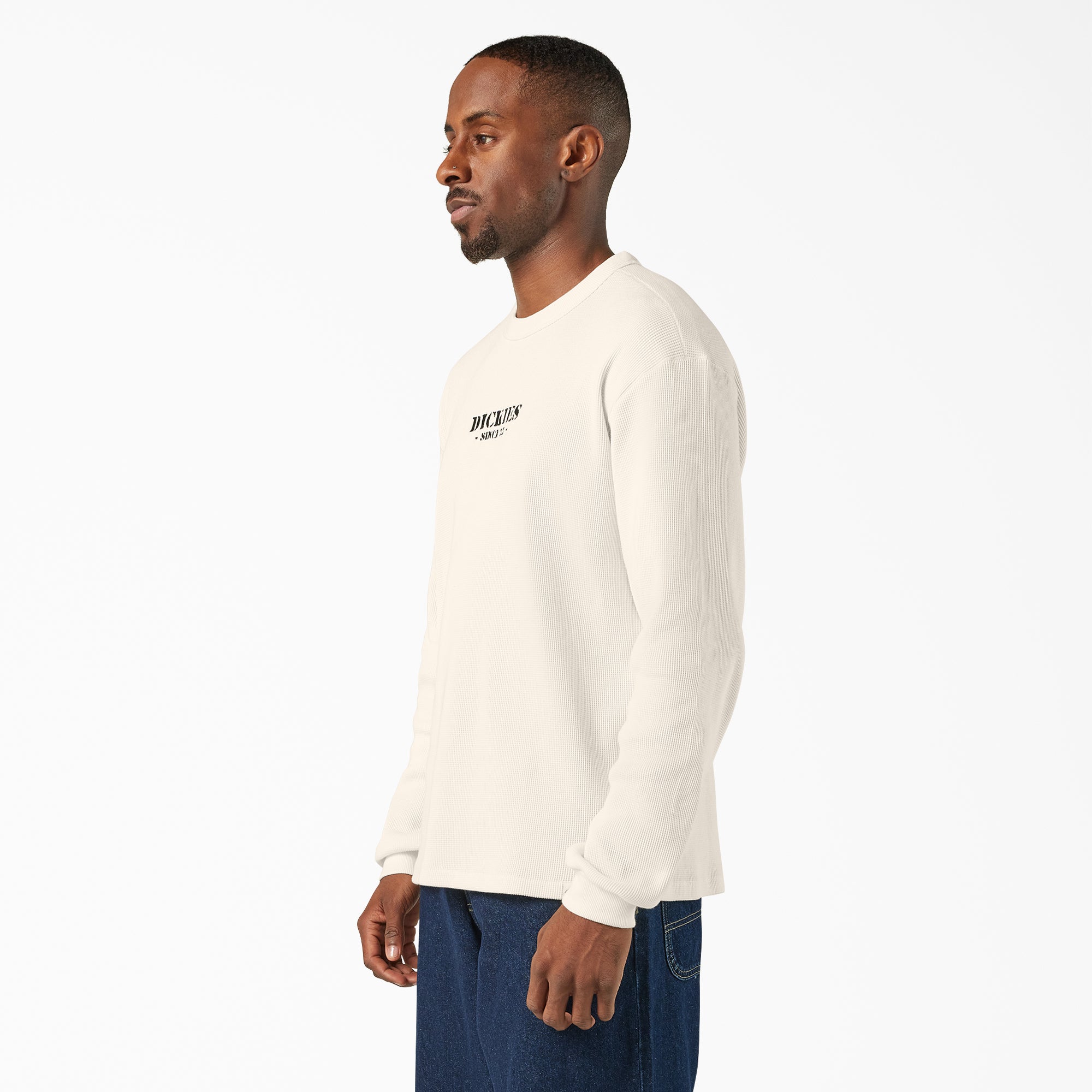 Long Sleeve Waffle Shirt - Image 3