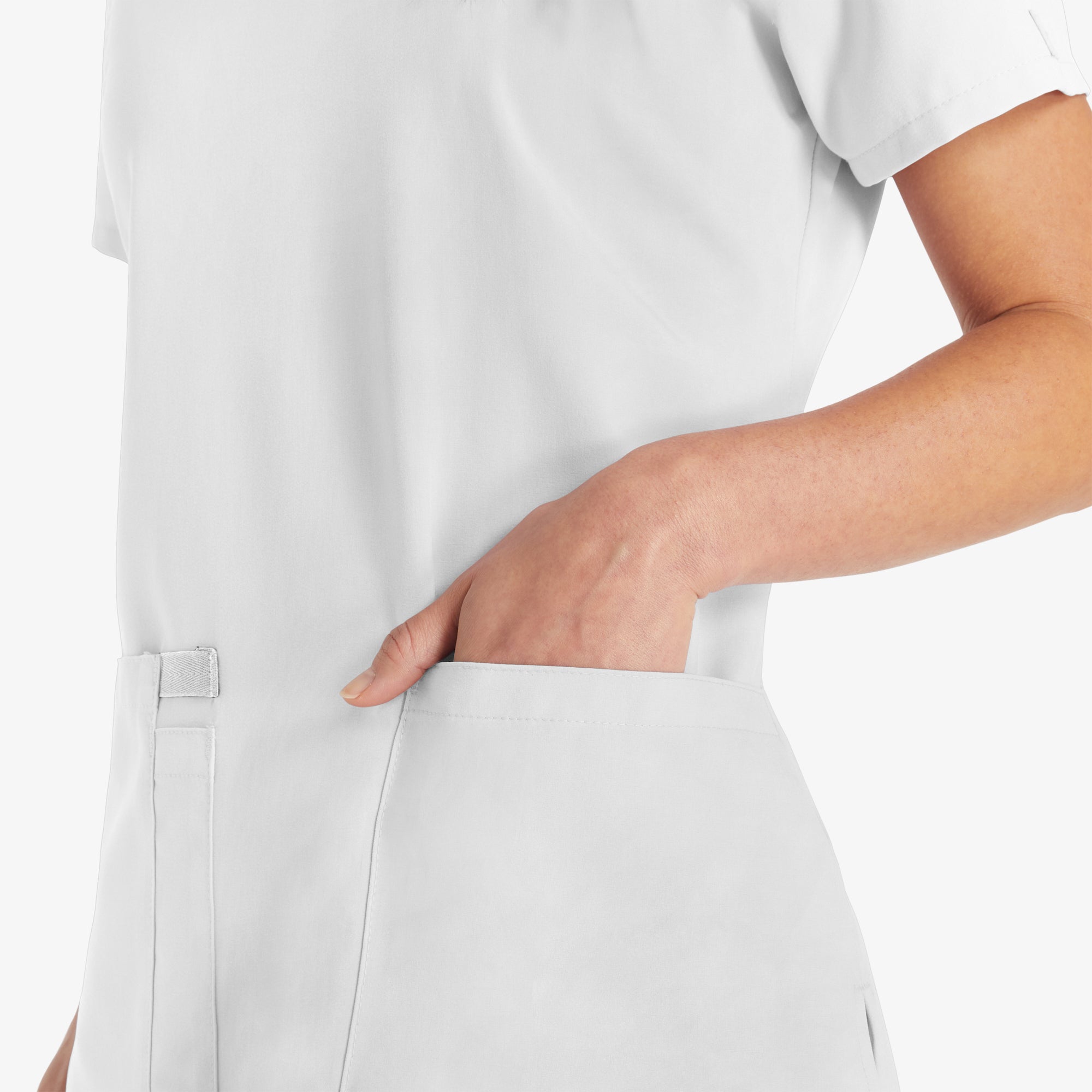 Women's EDS Essentials V-Neck Scrub Top - Image 8