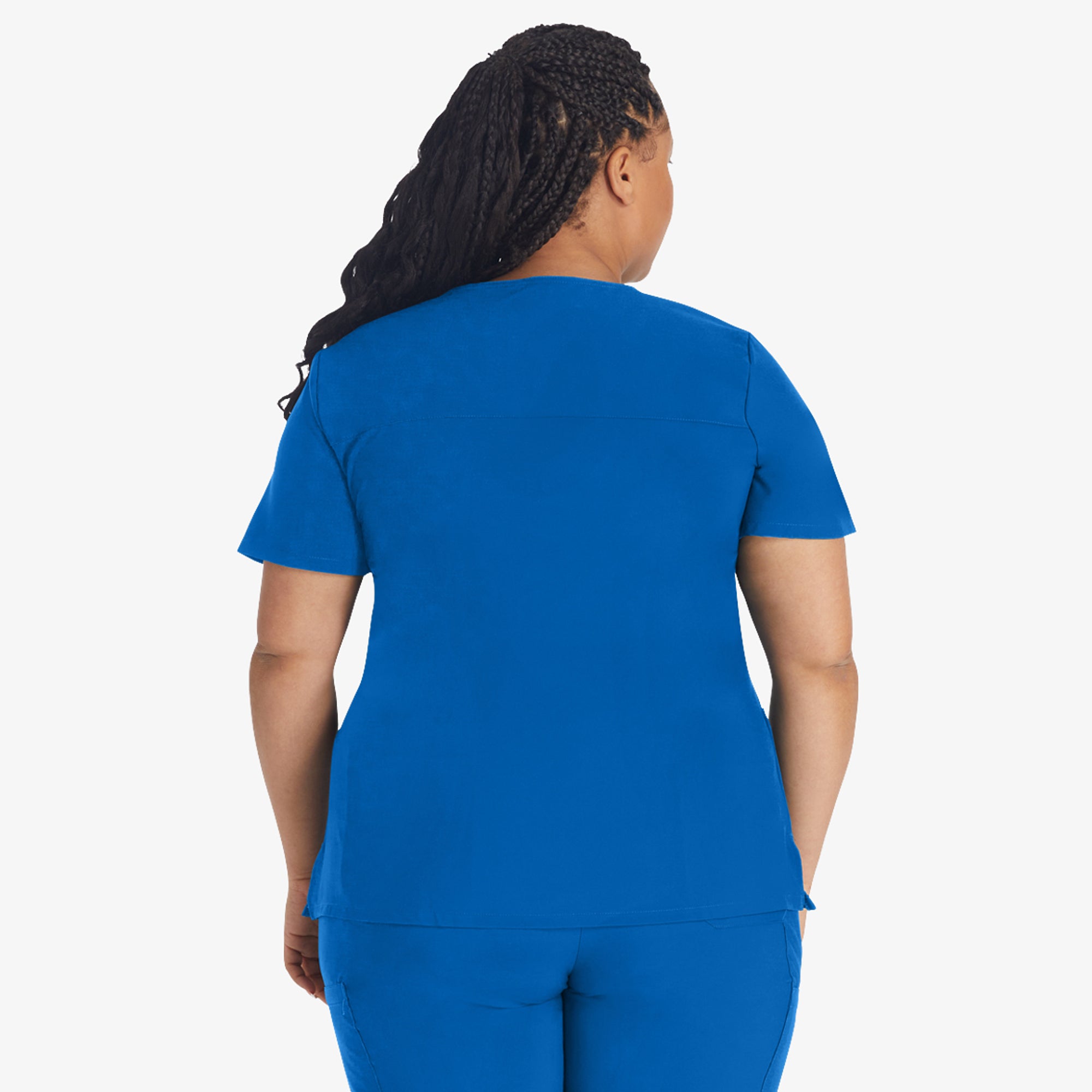 Women's EDS Essentials Mock Wrap Scrub Top - Image 2