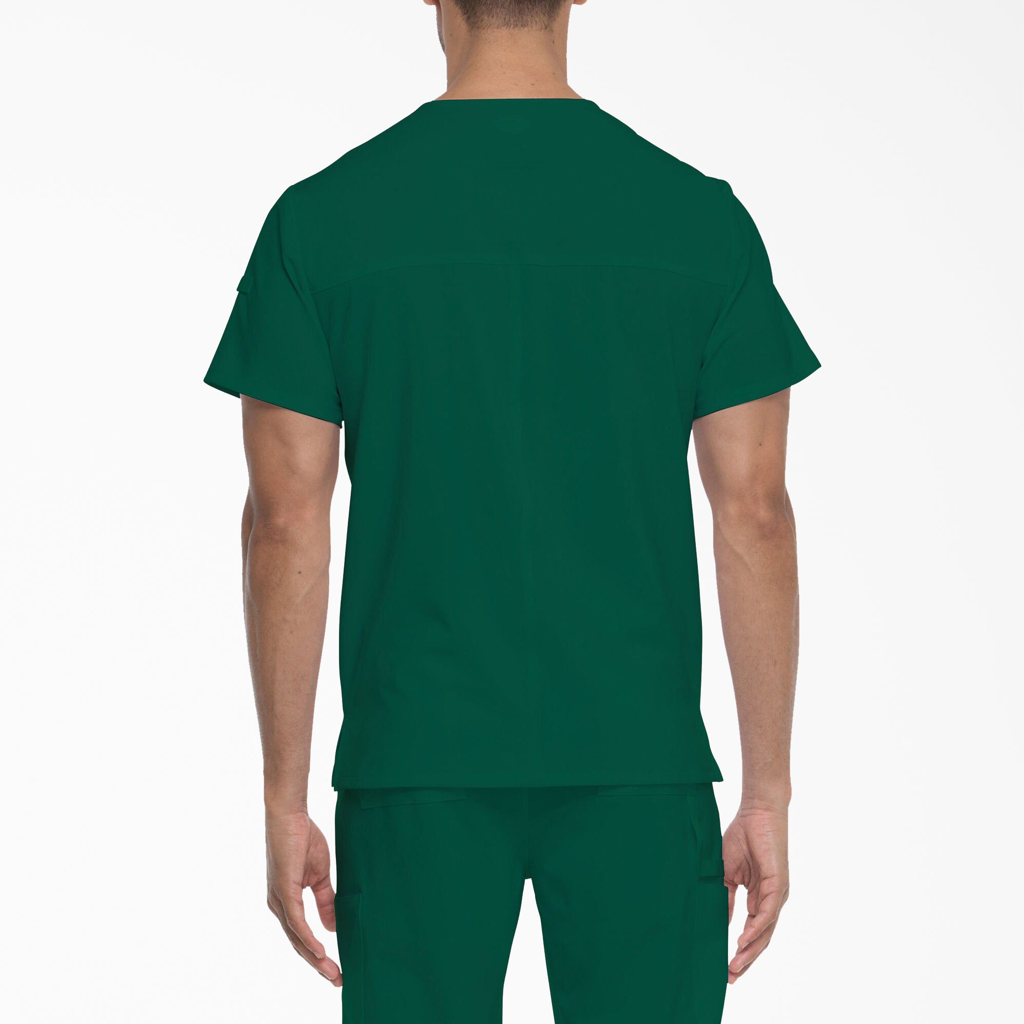 Men's EDS Essentials Tuckable V-Neck Scrub Top - Image 2