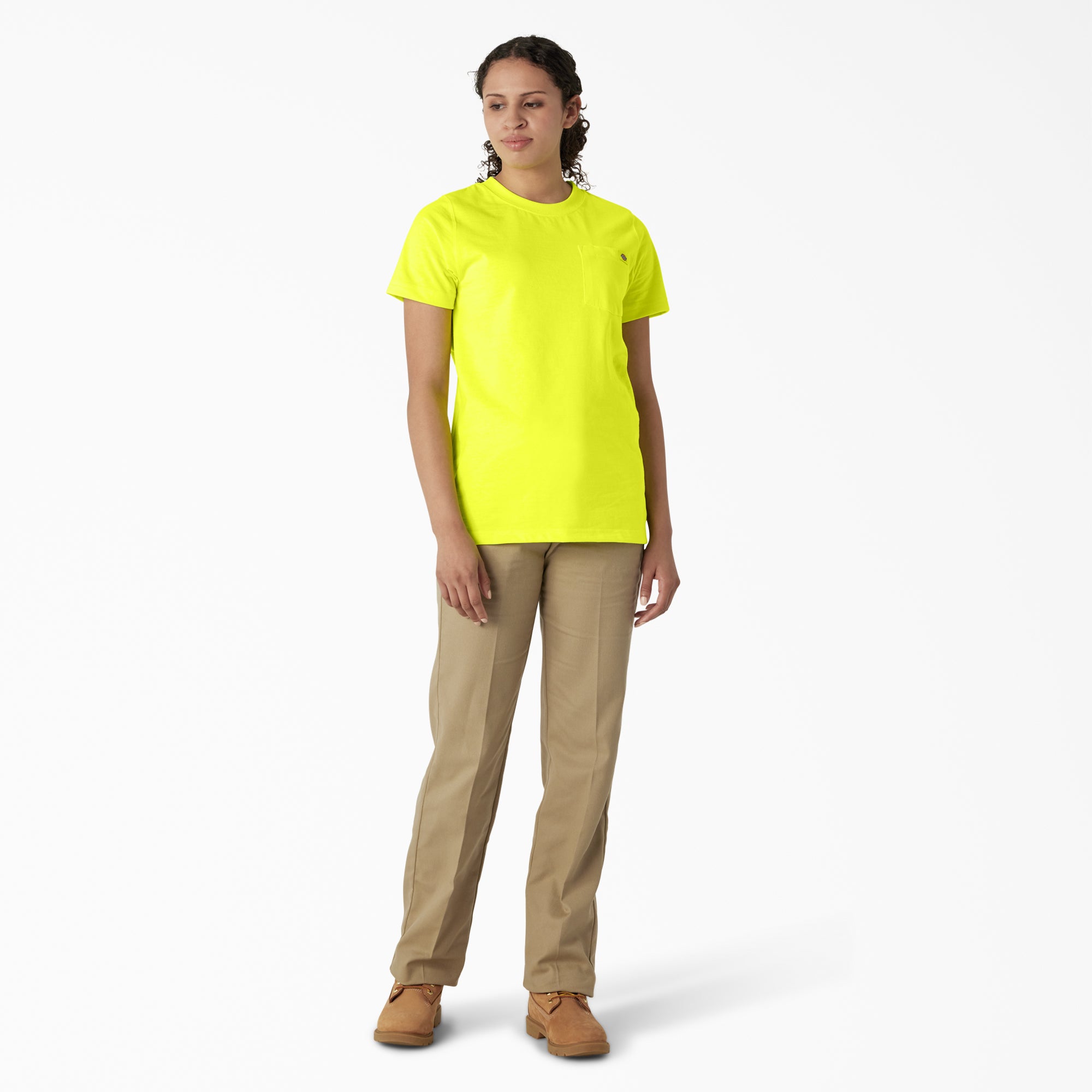 Women's Heavyweight Short Sleeve Pocket T-Shirt - Image 4