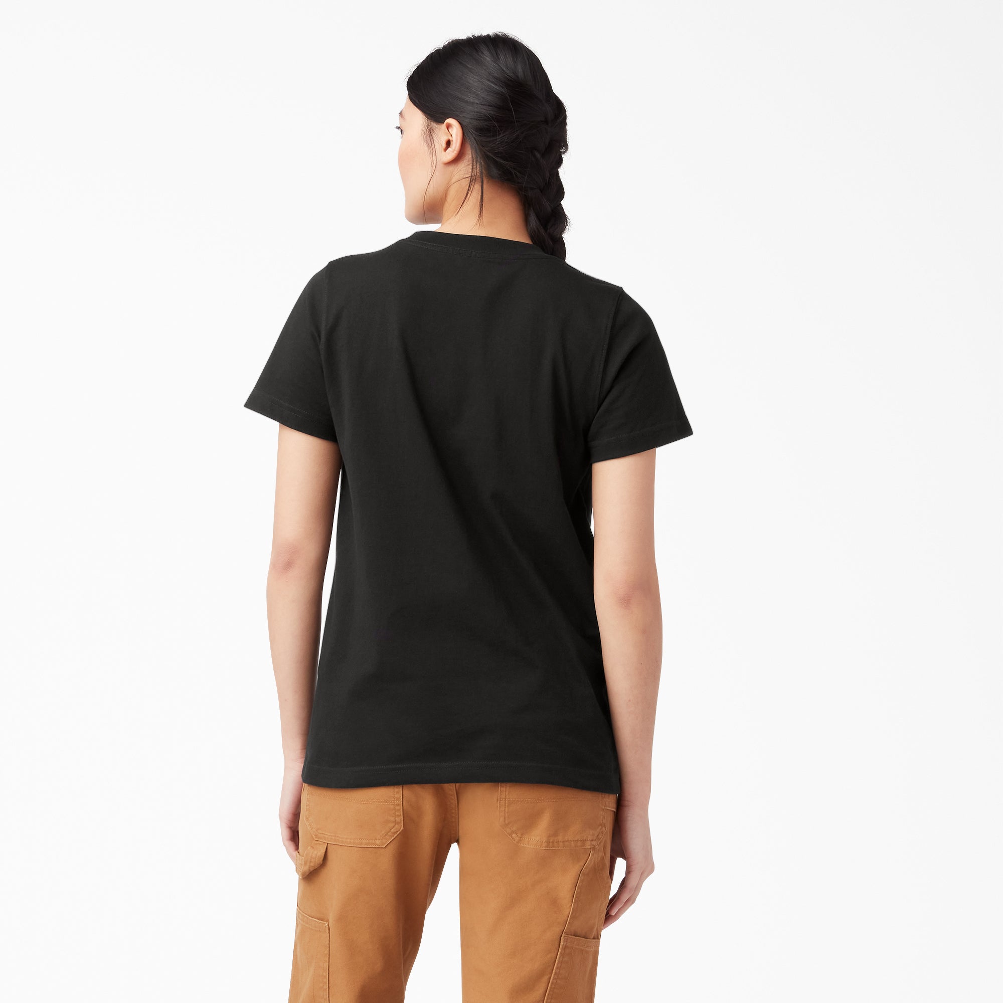 Women's Heavyweight Short Sleeve Pocket T-Shirt - Image 2