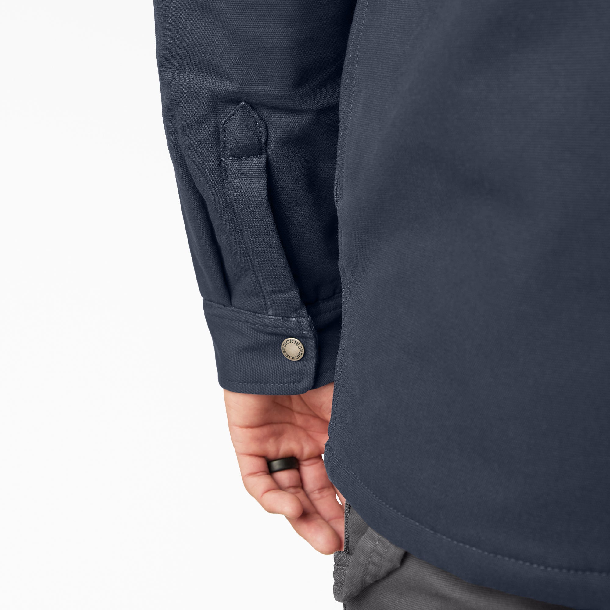 Water Repellent Duck Hooded Shirt Jacket - Image 6