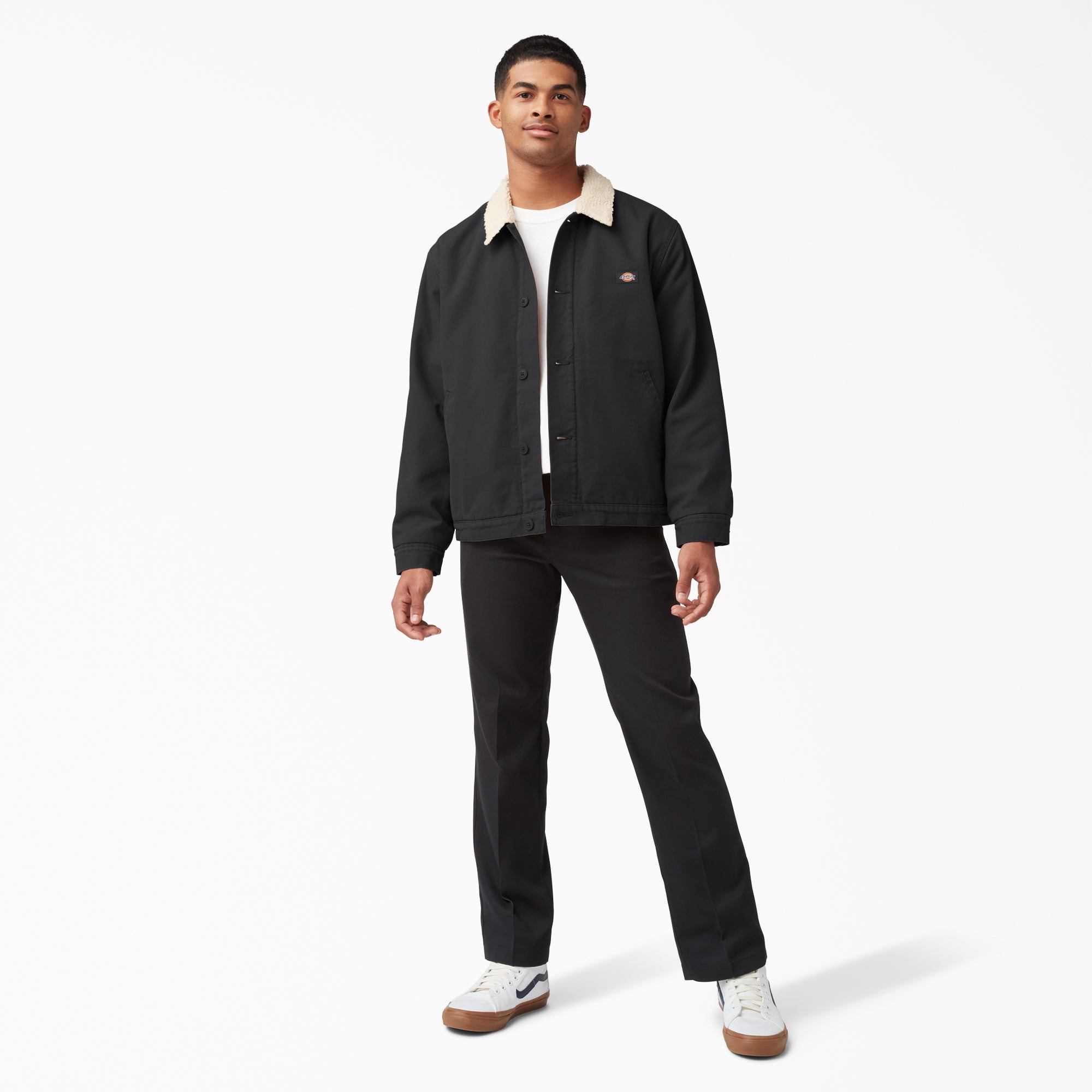 Duck Canvas High Pile Fleece Jacket - Image 4