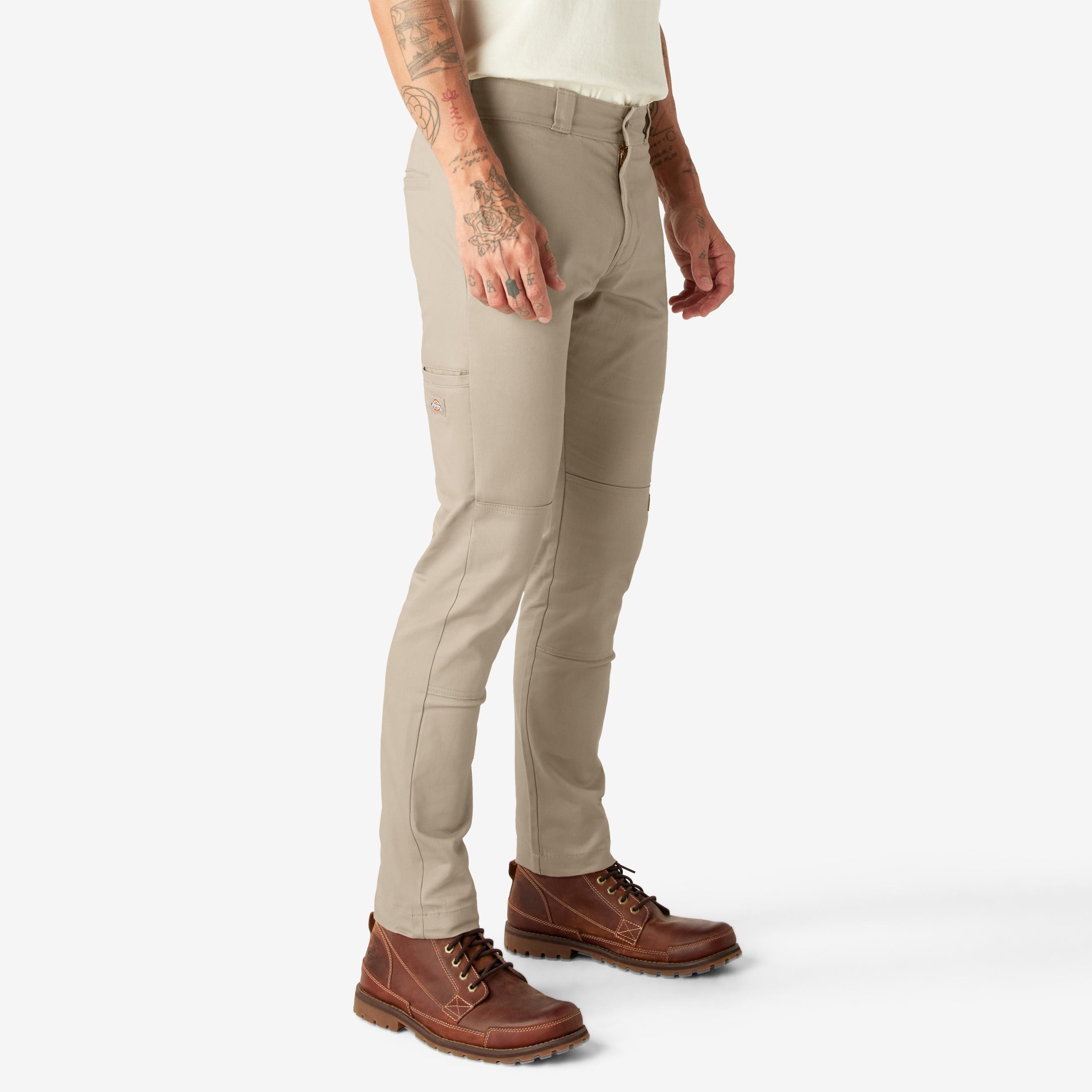 FLEX Skinny Fit Double Knee Work Pants - Image 4