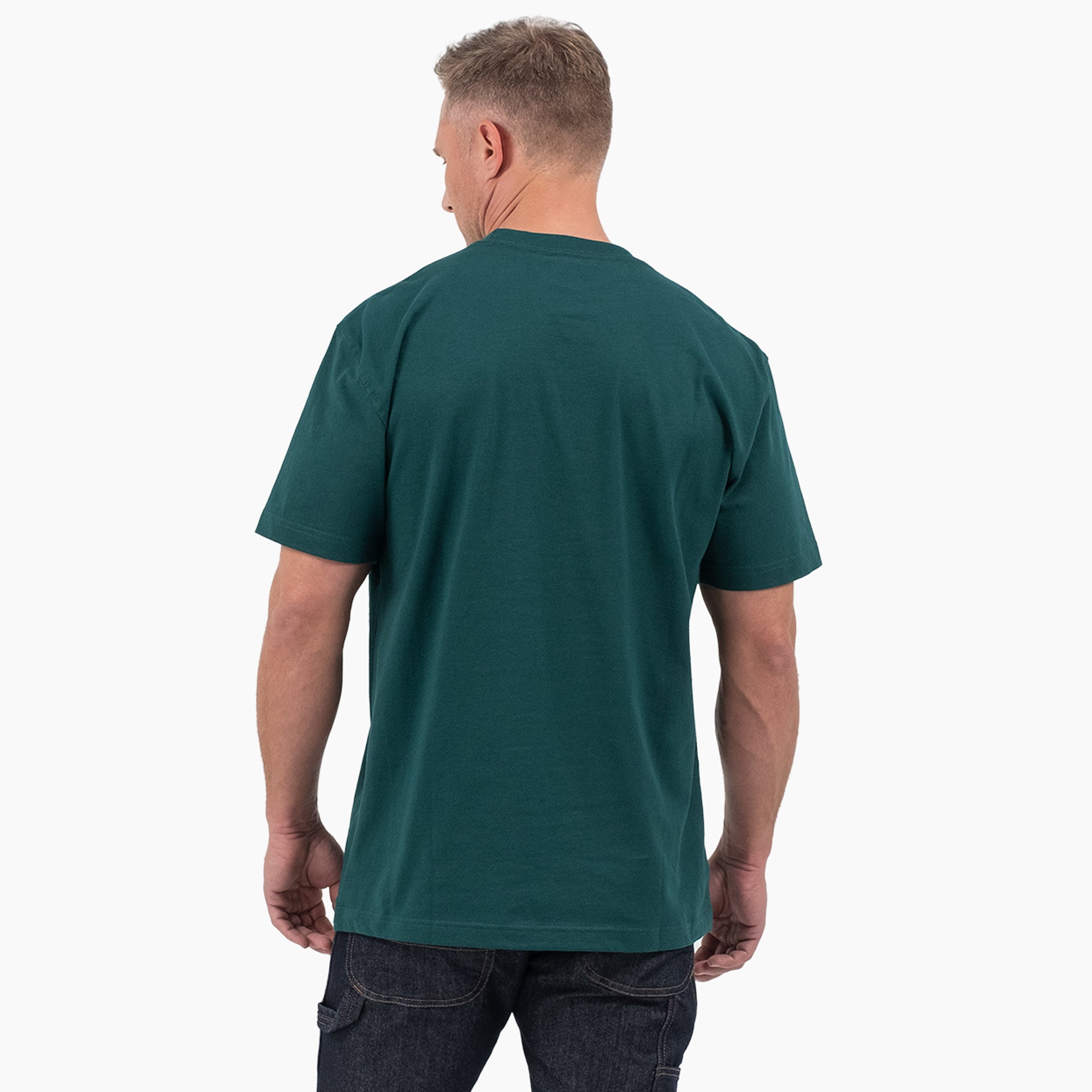 Short Sleeve Tri-Color Logo Graphic T-Shirt - Image 2