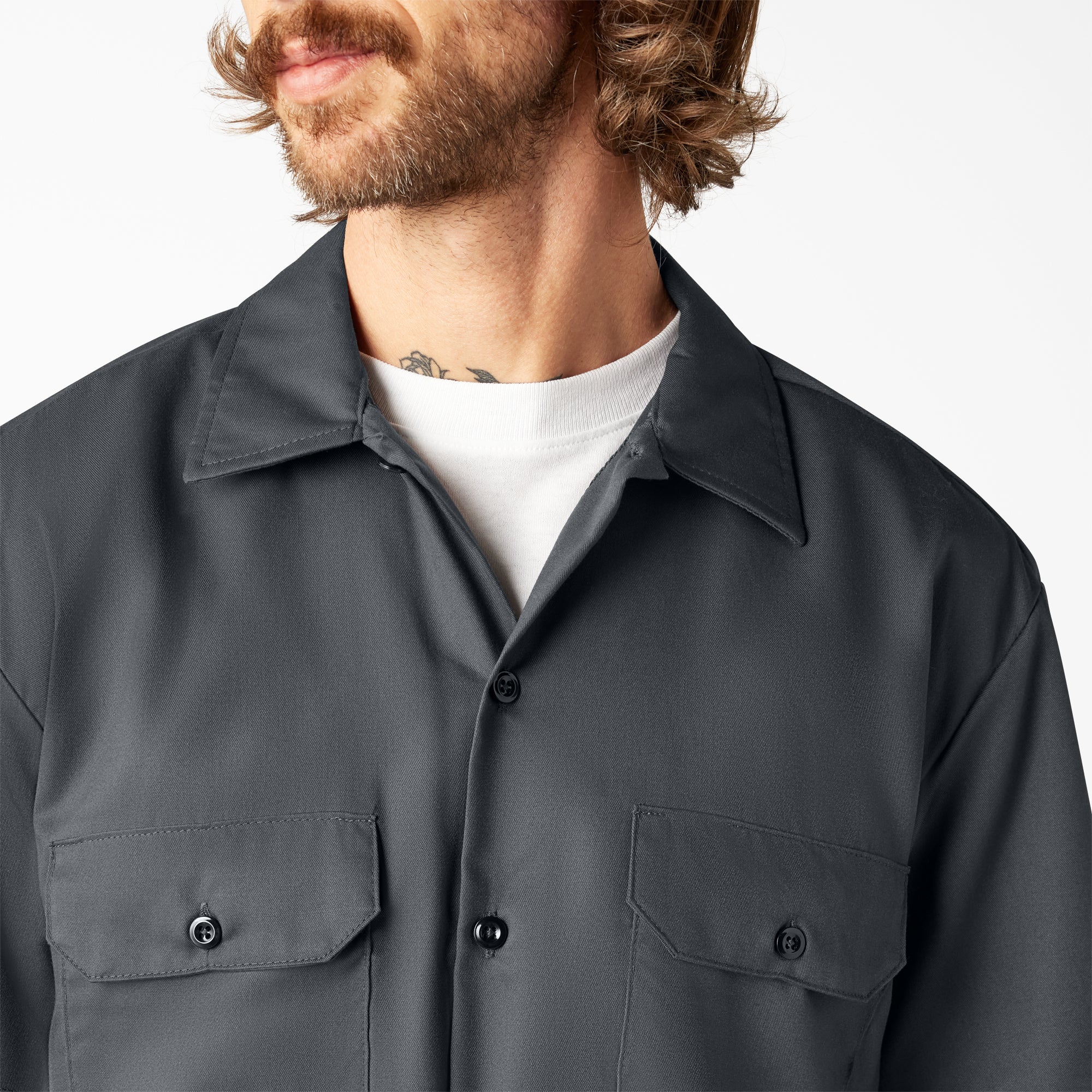 FLEX Relaxed Fit Short Sleeve Work Shirt - Image 7
