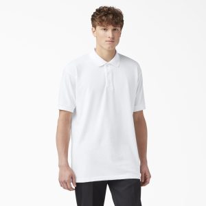 Adult Size Piqu Short Sleeve Polo