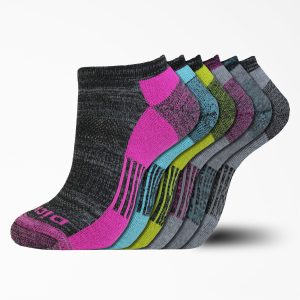 Women's Moisture Control Free Run No Show Socks. Size 6-9. 6-Pack
